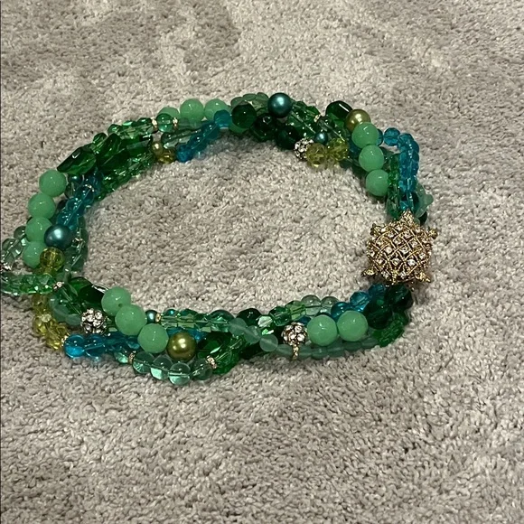 Stunning Rare Kate Spade Sea-glass Turtle Necklace! - Picture 7 of 7